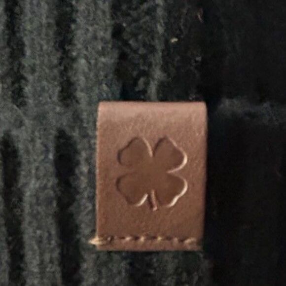 Lucky Brand Winter Faux Fur Pom Pom Hat Brown Rib Knit - Picture 5 of 9